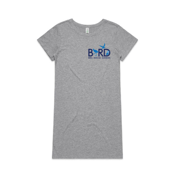 Bird Rescue Dunedin - Logo - Womens Mika Organic Short Sleeved Dress Thumbnail