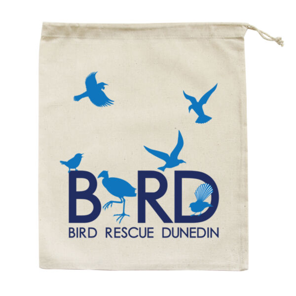 Bird Rescue Dunedin - Medium Calico Bag Thumbnail