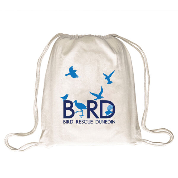 Bird Rescue Dunedin - Drawstring Backpack Thumbnail